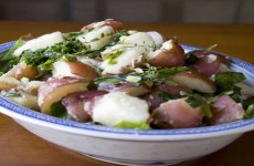 Red Potatoes and Wilted Greens